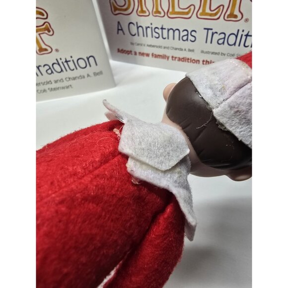 2014 ELF ON THE SHELF 12" BOY DOLL BROWN HAIR BLUE EYES WITH HAT - Picture 6 of 8